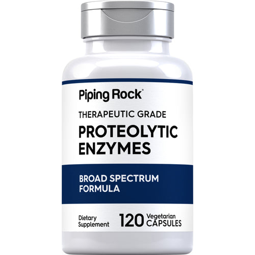Proteolytiska enzymer, 120 Vegetariska kapslar