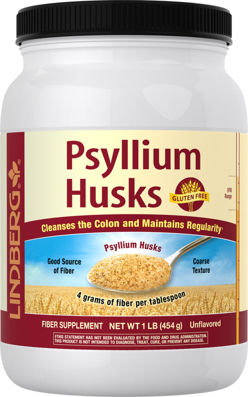 Psylliumin akanat  1 lb 454 g Pullo    