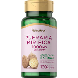 Pueraria Mirifica, 1000 mg, 120 Quick Release Capsules Bottle