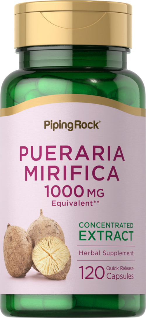 Pueraria Mirifica, 1000 mg, 120 Quick Release Capsules Bottle