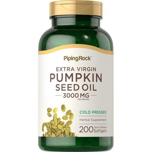 Pumpkin Seed Oil, 3000 mg (per serving), 200 Quick Release Softgels