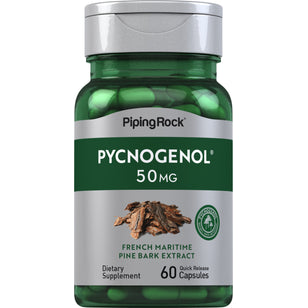 Pycnogenol 50 mg 60 แคปซูลแบบปล่อยตัวยาเร็ว     
