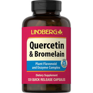 Quercetine plus bromelaïne 120 Vegetarische capsules       