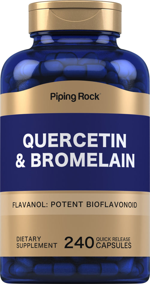 Quercetin Plus Bromelain 400 mg (per dose) 240 Hurtigvirkende kapsler     