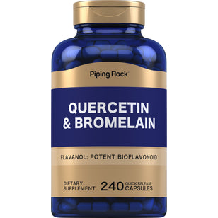 Quercetin Plus Bromelain, 400 mg (per serving), 240 Quick Release Capsules
