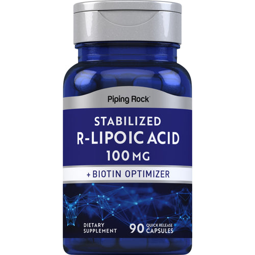 R-frakcijska alfa lipoična kiselina (stabilizirana) plus optimizator biotina 100 mg 90 Kapsule s brzim otpuštanjem     