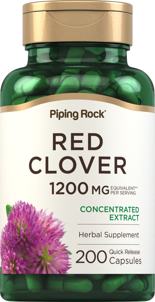 Rode klaver 1200 mg (per portie) 200 Snel afgevende capsules     