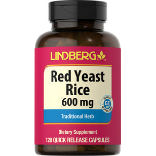 Arroz de levadura roja  600 mg 120 Cápsulas de liberación rápida     