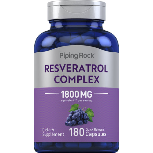 Resveratrol Defense 100 mg 180 Kapsler for hurtig frigivelse     