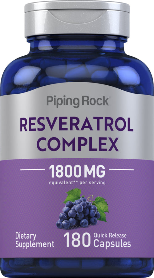 Resveratrol Defense 100 mg 180 Kapsler for hurtig frigivelse     