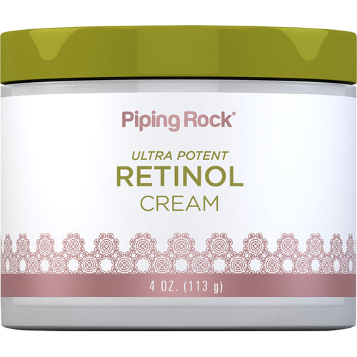 Retinol Cream (Ultra Potent Vitamin A Cream), 400,000 IU per Jar IU, 4 oz (113 g) Jar
