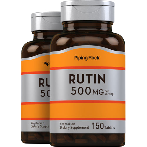Rutin, 500 mg, 150 Caplets, 2  Bottles