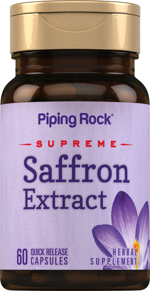 Saffron Extract, 88.5 mg, 60 Quick Release Capsules