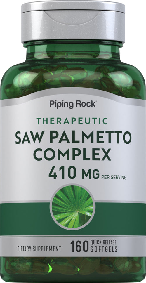 Saw Palmetto  410 mg (ต่อการเสิร์ฟ) 160 แคปซูลแบบปล่อยตัวยาเร็ว 