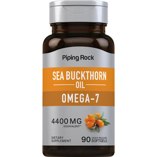 Omega-7 Havtornolie  4400 mg 90 Softgel for hurtig frigivelse     