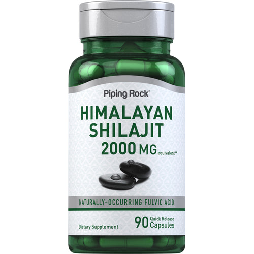 สารสกัดจาก Shilajit  2000 mg 90 แคปซูลแบบปล่อยตัวยาเร็ว     