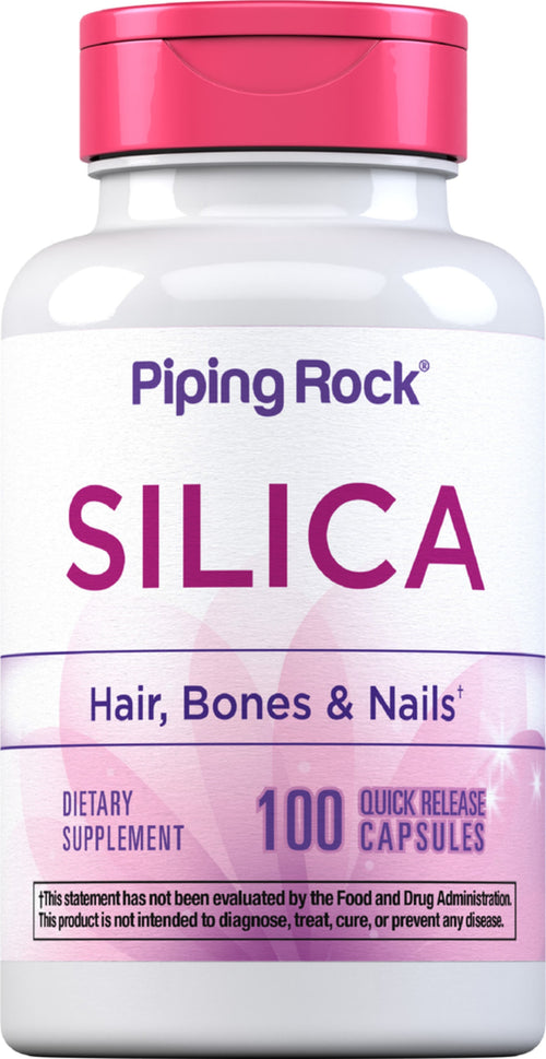 Silica (Padderokke) 500 mg 100 Kapsler for hurtig frigivelse     