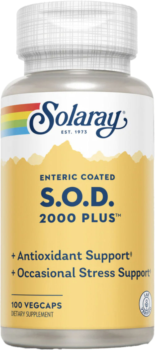 SOD superoxide dismutase 2000 eenheden 100 Vegetarische capsules