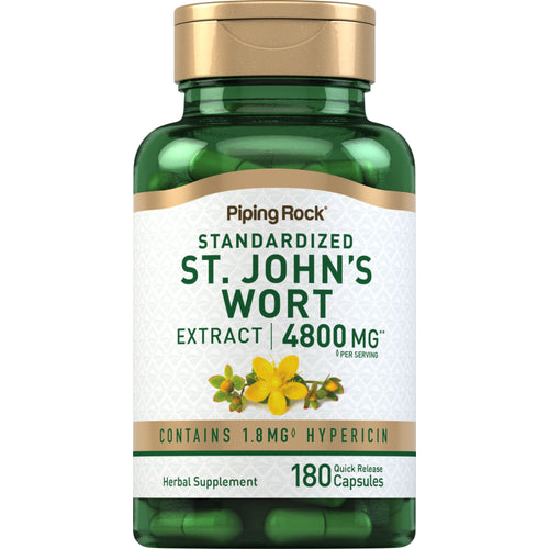 セント ジョンズ ワート 、ヒペリシン 0.3% 含有 (標準化エキス) 300 mg 180 速放性カプセル     