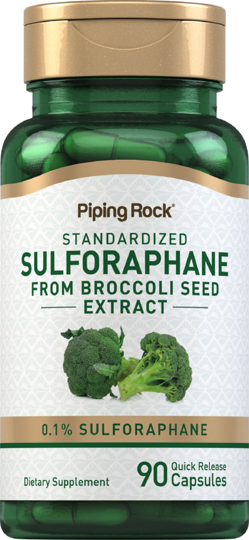 Sulforaphan (fra broccoli) 90 Kapsler for hurtig frigivelse       