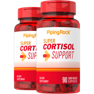 Super Cortisol Support, 90 Quick Release Capsules, 2  Bottles