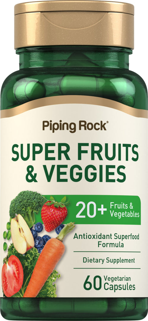 Super gélules de fruits et légumes 60 Gélules végétales       