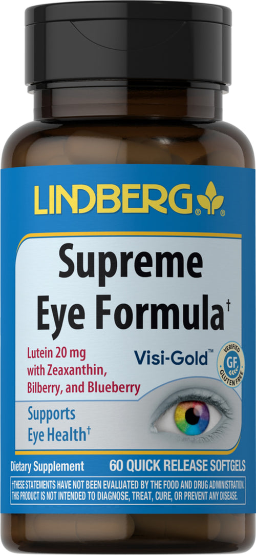 Формула для глаз Supreme Eye Formula 60 Быстрорастворимые гелевые капсулы       