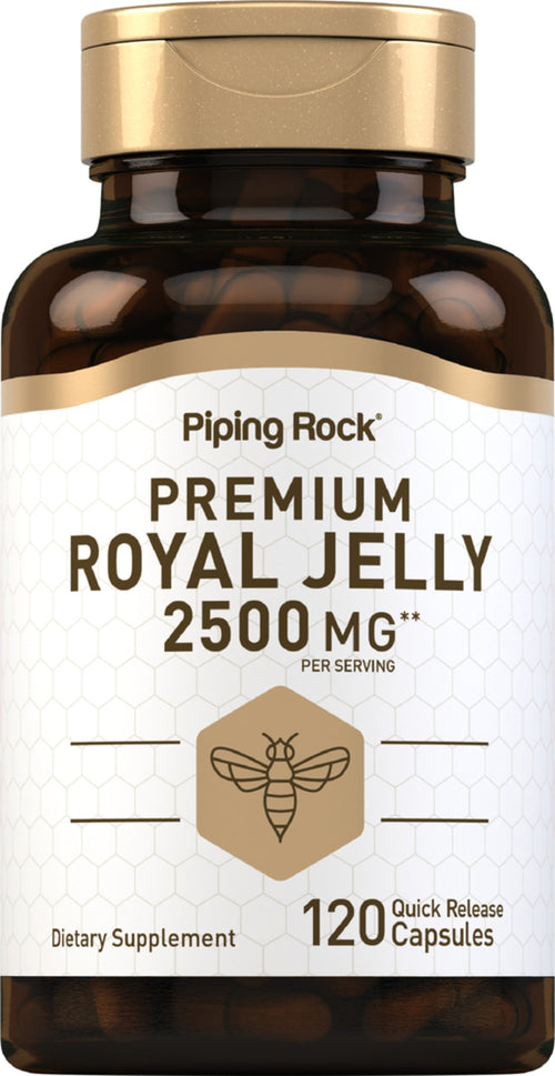 Supreme Royal Jelly  2500 mg 120 Kapsler for hurtig frigivelse     