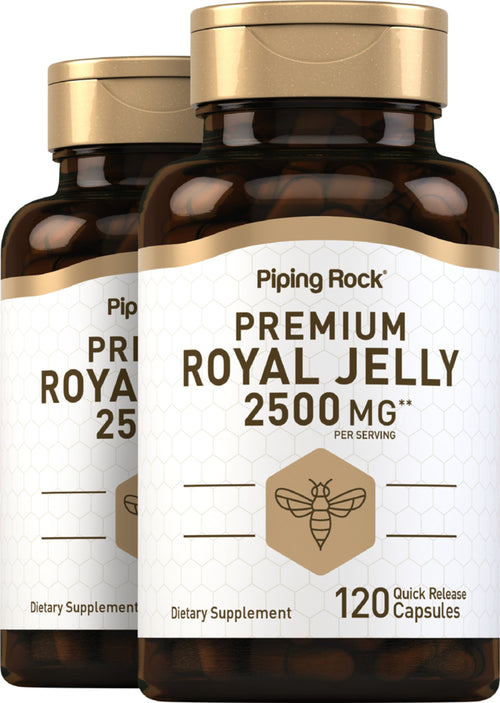 Supreme Royal Jelly, 2500 mg, 120 Quick Release Capsules, 2  Bottles