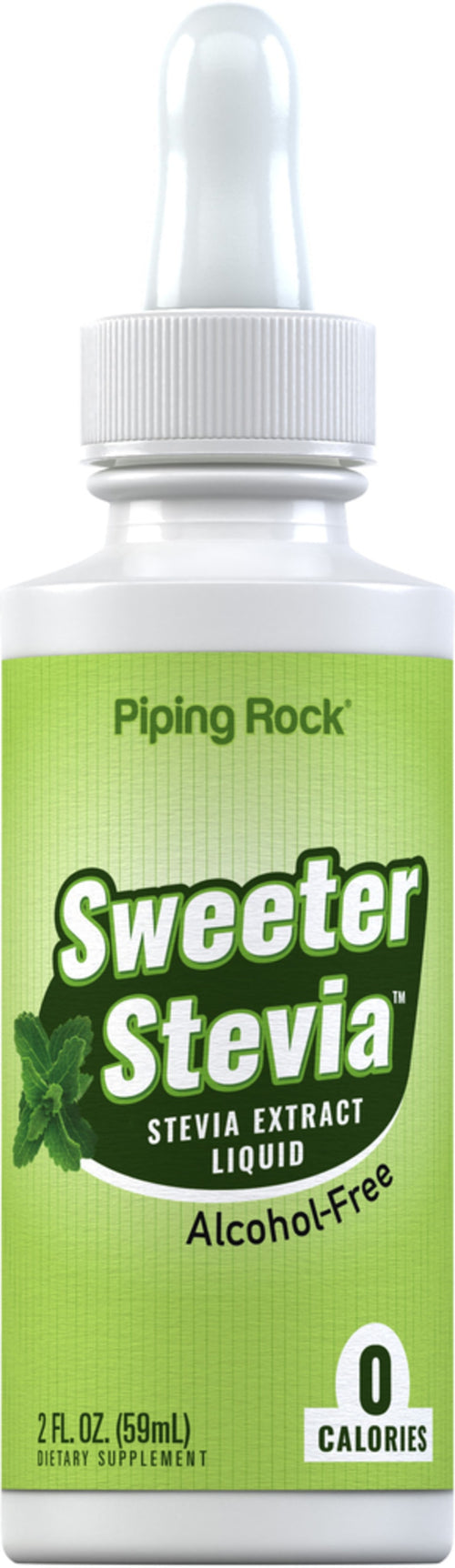 Sweeter Stevia Liquid 2 fl oz 59 ml Pipetteflaske    