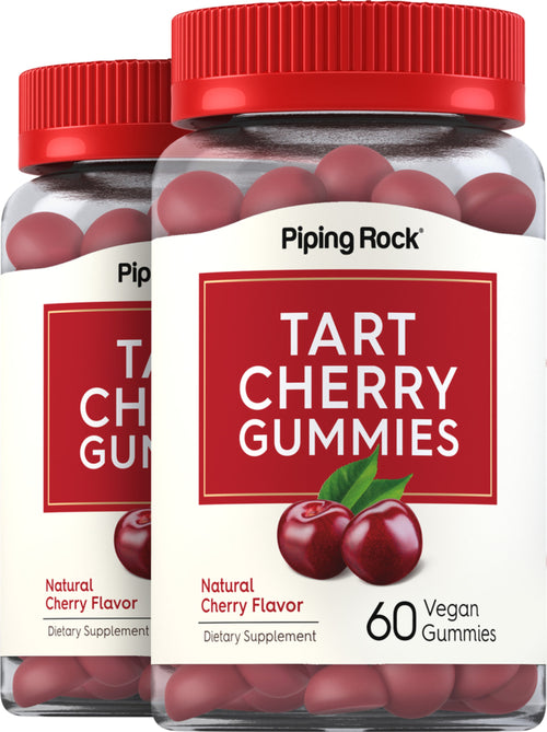 Tart Cherry, 60 Vegan Gummies, 2  Bottles