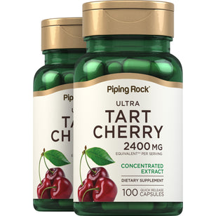 Tart Cherry, 2400 mg (per serving), 150 Quick Release Capsules, 2  Bottles