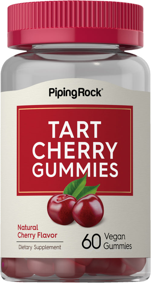 Tart Cherry, 60 Vegan Gummies Bottle