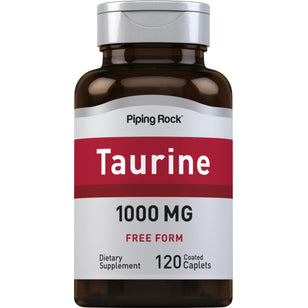 Taurine, 1000 mg, 120 Coated Caplets
