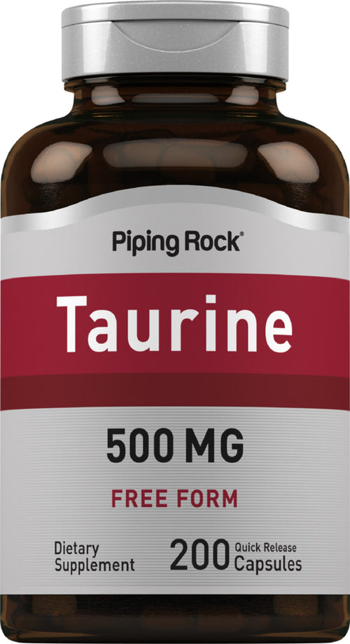 Taurín  500 mg 200 Kapsule s rýchlym uvoľňovaním     