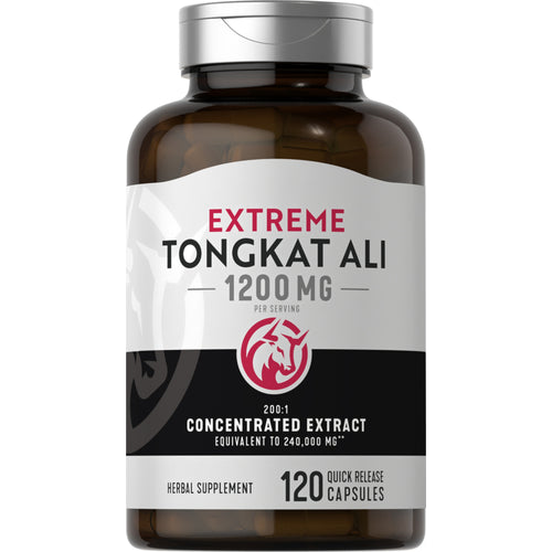 Tongkat Ali LongJack 1200 mg (pro Portion) 120 Kapseln mit schneller Freisetzung     