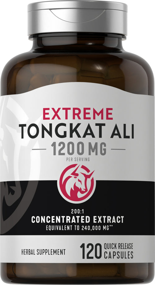 Tongkat Ali 1200 mg (na porcję) 120 Kapsułki o szybkim uwalnianiu     