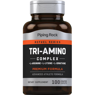 Tri Amino L-arginină L-ornitină L-listină 100 Tablete cu înveliş solubil protejate       