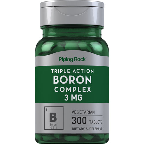 Kolmitoiminen boorikompleksi  3 mg 300 Tabletit     