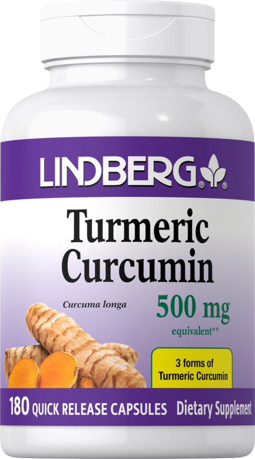 Estratto standardizzato di curcumina da curcuma 500 mg 180 Capsule vegetariane     