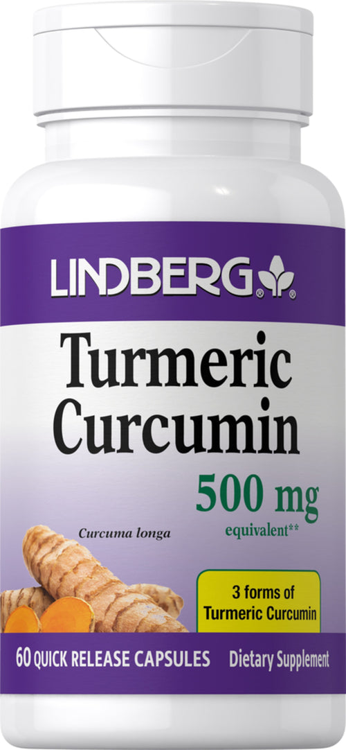 Standardiserat gurkmeja-kurkuminextrakt 500 mg 60 Vegetariska kapslar     