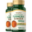 Turmeric Ginger Complex Standardized, 1800 mg (per serving), 120 Quick Release Softgels, 2  Bottles
