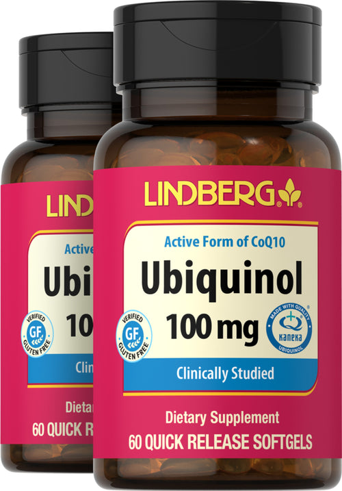 Ubiquinol, 100 mg, 60 Quick Release Softgels, 2  Bottles