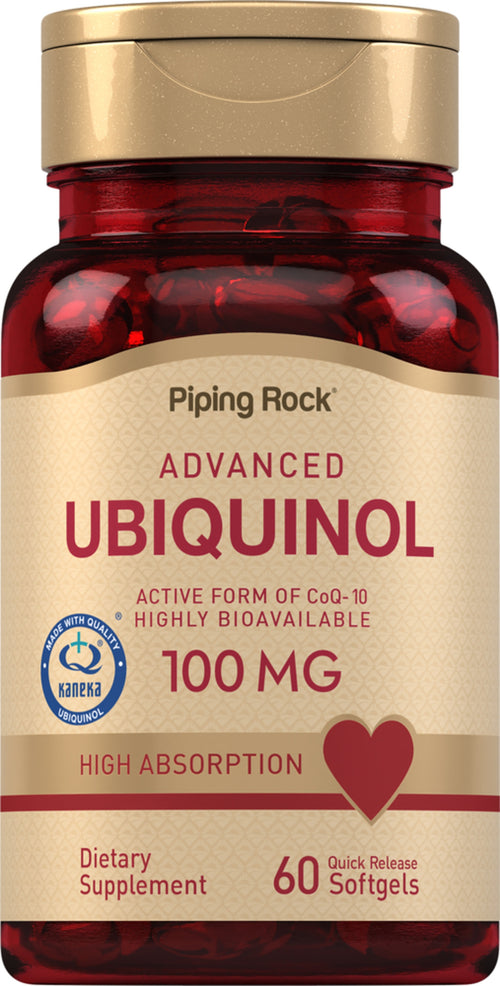 Ubiquinol 100 mg 60 Geluri cu eliberare rapidă     