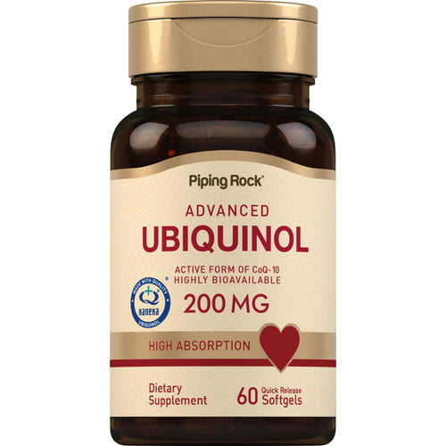 Ubiquinol 200 mg 60 Capsules molles à libération rapide     