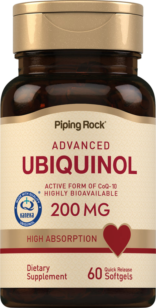 Ubiquinol 200 mg 60 Capsules molles à libération rapide     