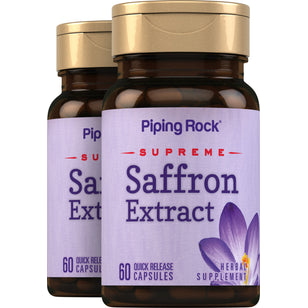 Ultimate Saffron Extract, 88.5 mg, 60 Quick Release Capsules, 2  Bottles