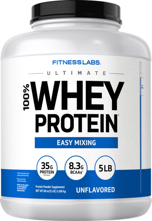 Ultimate Whey Protein (Unflavored & Unsweetened), 5 lbs (2.26 kg) Bottle