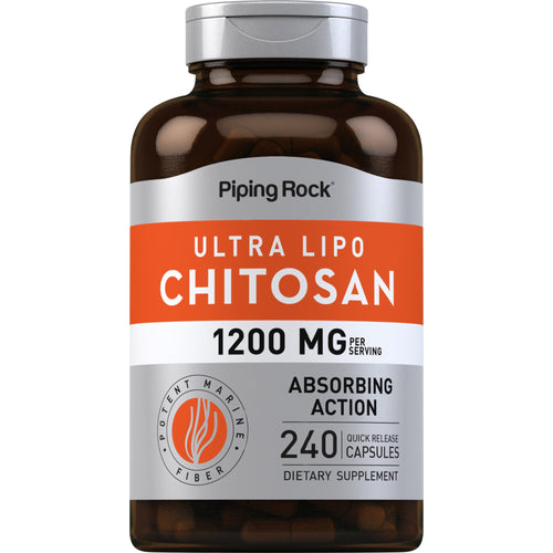 Ultra Lipo Chitosan (pro Portion) 800 mg 240 Kapseln mit schneller Freisetzung     