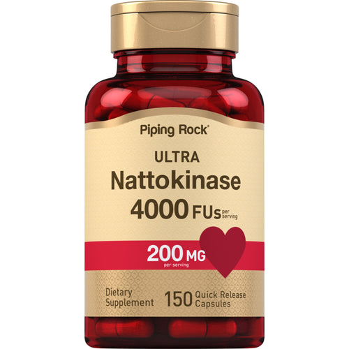 Nattokinase Ultra 4000 FU 200 mg (per dose) 150 Capsule a rilascio rapido     